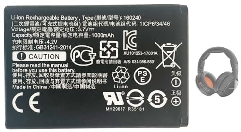 Aousavo 160240 ersatz akku Kompatibel mit SteelSeries Arctis Pro Wireless Siberia 800 Siberia 840 Wireless Kopfhörer Bluetooth Headset (***passt Nicht für Arctis Nova Pro***) …