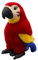 champracer Vogel Papagei Plüschtier, Papagei Vogel Plüschtier, 30 cm Niedliche Plüsch Ara Papagei Stofftier Kuscheltier Plüschtier, für Kinder Erwachsene (30 cm,Rot)