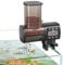 hygger Automatischer Futterspender Fische, 500ml Futterautomat Aquarium für Koi Fische Teich mit LCD Display Controller Fish Feeder Automatic für Weekend Holiday(Battery Not Included)