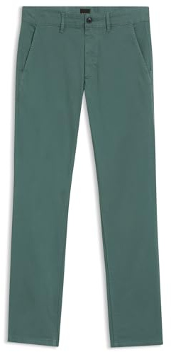 BOSS Men's Chino_Slim Trousers_Flat, Open Green, 30 W/30 L