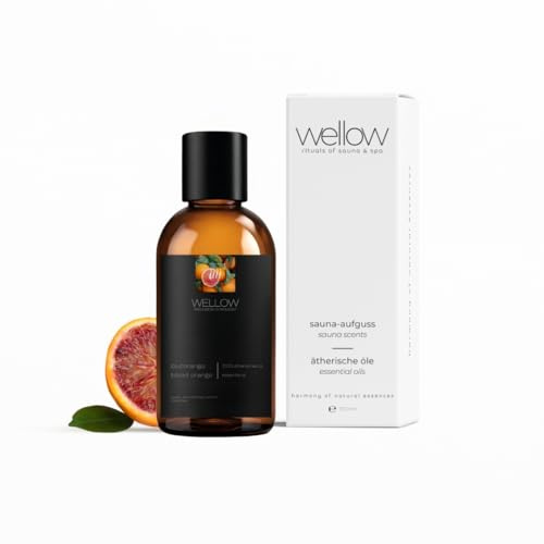 Ätherisches Öl Blutorangenöl [100% NATURREIN] - Natürliche Frische - Echte Blutorange, Öl für Diffusor, Aromatherapie & Kosmetik, Sauna-und Spabereich, Infrarotkabine, Ölverbrenner, Blood Orange Oil