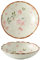 CDAXPWZO Plato llano, platos llanos de cerámica, platos de postre florales, platos vintage con patrón de flores de 7.4 pulgadas, plato de ensalada de cocina, platos de porcelana profunda con borde