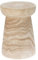 Well Home Table d'appoint en Paulownia en Bois Naturel au Design Compact Ø28 x 40 cm
