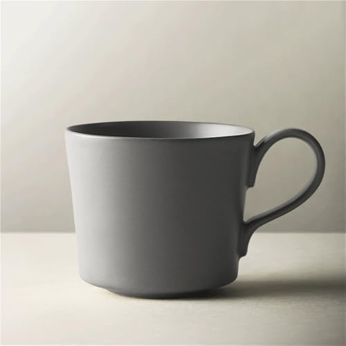 Mugs Cup Solid Color Coffee Mug, Set of 1 Ceramic Mug with Multiple Colors Capacity 11.84 oz for Home Drinking and Office Use Coffee Mug Tea Cup(Gris)