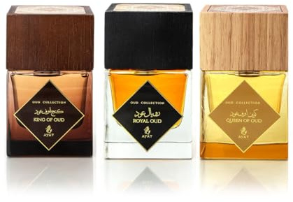 AYAT PERFUMES - Eau de Parfum OUD COLLECTION Coffret 3x100 ml Senteur Arabian Pour Les Hommes et Les Femmes - Une Fragrance Sensuel Orientale Conçu et Fabriqué à Dubaï (Coffret Oud Collection)