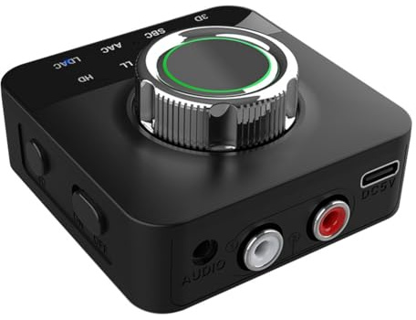 Flaroey MR230PRO Hi-Res HD Bluetooth Audio Receiver Op Amp 3D Wireless Speaker Adapter 3.5mm Output