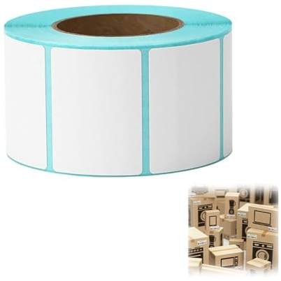 800 Adhesive Labels on a Roll, 50x30mm - Versatile Stickers for Home, Office, and Freezer Organization
