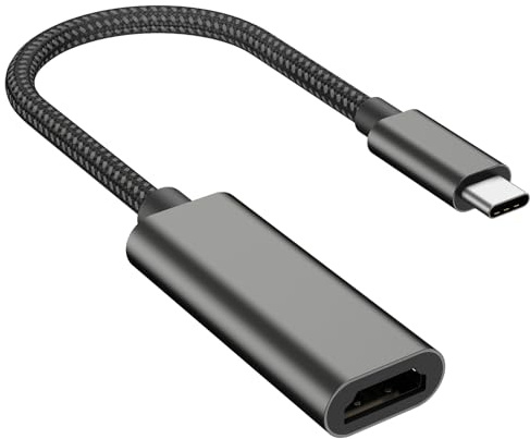 YLK Adaptador USB C HDMI, 4K 60hz USB C a HDMI Thunderbolt 3/4, Compatible con portátiles MacBookPro/Air, iPhone 17 16 15 Pro/MAX, Samsung GalaxyS8-S23 S24 S25 (60hz)