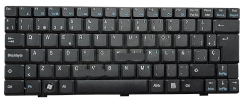LUNOZST Laptop-Teile Spanische Laptop-Tastatur für Exo B10 LN10 MP-08A76E0-F51 82R-10D002-4091 SP ES Spanien Notebook-Tastaturen/Teclado ohne Hintergrundbeleuchtung