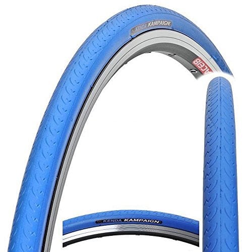 Kenda Kampaign K177 Fahrradreifen 700 x 23 C, für Ein-Gang-Räder, Rennräder, Fixie-Räder und Trekking-Räder, Kampaign, blau, 700 x 23c