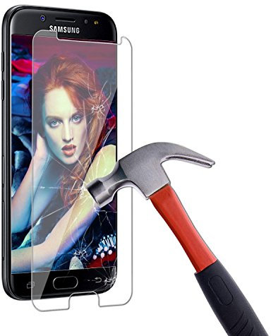 COPHONE® Pack de 2 Verres trempé Compatible avec Samsung Galaxy J7 2017 J730 / J7 Pro, film de protection écran Premium Anti Chocs et Casse, Anti empreintes, bords arrondis,dureté max 9H, 2,5d