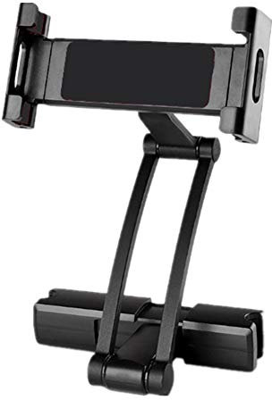 Soporte Tablet Coche Central Soporte Tablet Coche Tablet resto Tv de coche para niños Soporte para Tablet de coche para niños Black, One Size