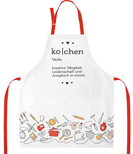 GRUSS & CO Schürze Kochen: Verb, kreative Tätigkeit, Leidenschaft und Ausgleich in einem