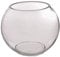 Clear Glass Fish Bowl Vase Centrepiece Bubble Ball Home Office Wedding Snowman 15cm, 20cm, 25cm 25cm (20cm)