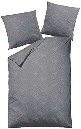 *** Dormisette Made in Germany Damast/Mako-Satin sehr hochwertige Bettwäsche mit Reißverschluss 135x200 80x80 (1068) ***