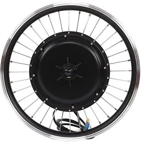 Elektrofahrrad Umrüstsatz, 20 Zoll 48V 1500W Umrüstsatz Wasserdichtes Elektrofahrrad Nabenmotor Kit mit 35A Controller, LCS866 Messgerät, 130X Schalthebel, D12 Assist Sensor