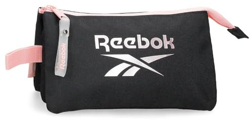 Reebok Beverly Kinderkoffer und Kulturtaschen, schwarz und rosa