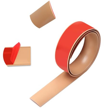 100cm×4cm Übergangsleiste Selbstklebend, Vinylboden Selbstklebnd, Türleiste Selbstklebend wird Verwendet, um Bodenlücken, Teppichfliesen, Fliesenfliesen, Fliesenfliesen zu Verbinden(Braun)