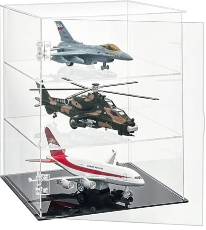 Acryl Vitrine / Schaukasten / Display Case für Modellautos, Figuren, Sammlerstücke | Selbstmontage (24x24x30 cm)