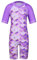 ZNYUNE Girls UV Sun Protection Swimsuit One Piece Long Sleeve UPF 50+ Sunsafe Swimwear Kids Swimming Costume with Zipper 4-12 Years S376 PurpleScale 10A