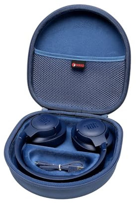 XANAD Tragetasche für Kopfhörer, für Sony, Beats, JBL, OneOdio, Soundcore Anker Life Q20, M-Audio HDH40, Bose, Audio-Technica, AKG, Behringer, Philips – Hartschalen-Aufbewahrungstasche (blau)
