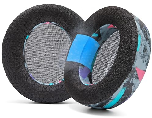 WC FreeZe Xbox Wireless - Cooling Gel Earpads for Xbox Wireless Gaming Headset by Wicked Cushions - Boost Comfort, Thickness, & Sound Isolation for Epic Gaming | 90's Black