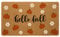 JarThenaAMCS Hello Fall Doormat Pumpkin Daisy Flower Door Mat with Anti-Slip Rubber Back Rectangle Floor Mat for Autumn Thanksgiving Harvest Indoor Outdoor, 17 x 29 Inch