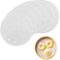 Dim Sum Papier, 200 Stk Dampfgarer Papier Perforiert Backpapier Antihaft Rund Pergament Papier Steamer Liner Dim Sum Papier für Air Fritteusen Bambus Dämpfen Matte 20 cm