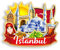 Quwsne Kühlschrankmagnet Istanbul Türkei Kühlschrankmagnet Stadt Reise Souvenirs Touristengeschenke 3D klassische Sehenswürdigkeiten handgefertigt Handwerk Heimdekoration -1627