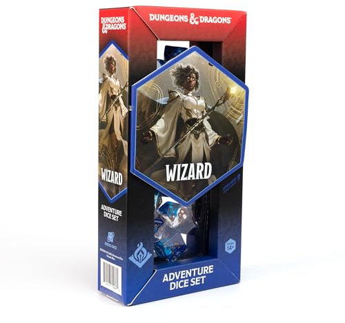 D&D Adventure Dice (Wizard Class: Blue)