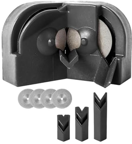 GOSER Affilatrice per Punte da Trapano, Affilatrice Multiuso per Punte da Trapano con 4 Mole, Utensile per Affilare Lame per Trapani