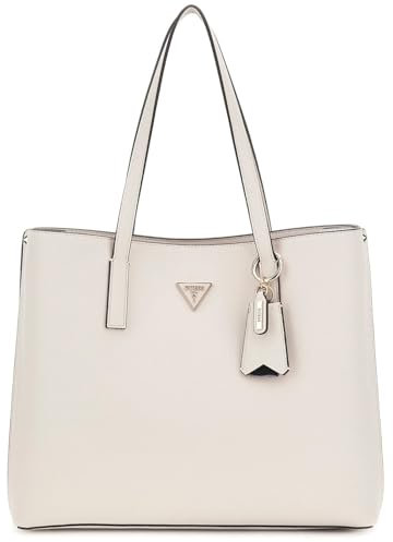 GUESS Meridian Girlfriend Tote Ivory