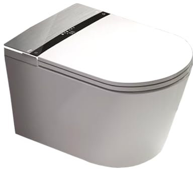 Inodoro de estilo japonés suspendido W280 | Limpieza con chorro de agua | Secado aire caliente | Mando a distancia| Descarga automática | Asiento calefactable