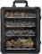 BQKOZFIN Miniatures Storage Case Miniatures Transport Case Aluminum Alloy Frame with Lock (Medium Size)