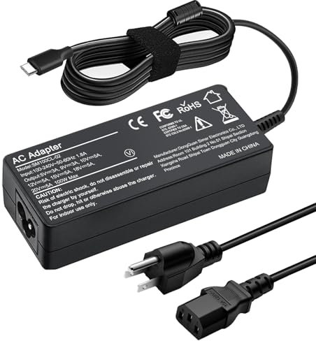 JEIBAO 100 W Universal-USB-C-Laptop-Ladegerät, kompatibel mit Mac Book Pro/Air 16, 15, 14, 13 Zoll, Mac Book Air 13 Zoll 2021 2020, iPad Pro, Len OVO Thinkpad/Chromebook/IdeaPad Yoga, alle