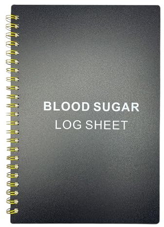 Blood Pressure Log, A5 60-Page Tracker, Health Monitoring, Medical Documentation, Wellness Planner, Meal Organizer, Vital Sign Journal for Diet Chart, Hospital Appointment Notes