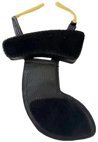 Violine Viola Kinnhalter Schulterstütze Kissen 4/4 Zubehör(Black,3/4 4/4)