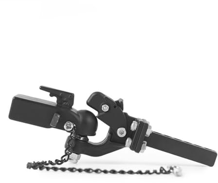 Hoite Anhängerkupplung aus Metall, RC-Crawler-Auto, ferngesteuertes Automodell, kompatibel mit TRX4 90046 90047, Axial SCX10 1/10 RC Crawler