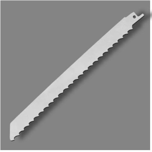 Profi Säbelsägeblatt 4 ZpZ – Rostfreier Edelstahl 1.4034 für Fleisch, Knochen, Gefriergut & Eis – 150–300 mm (200 x 1 x 18 mm)