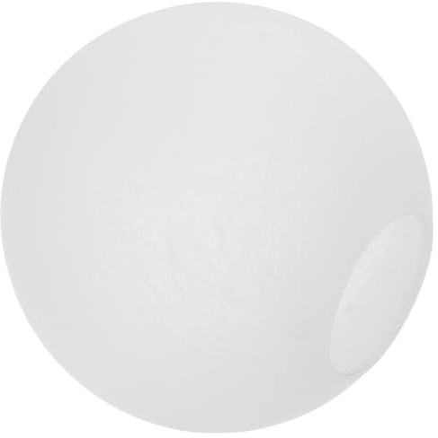 Baluue Globe pour Lustre en Verre Blanc Rond, Abat-jour de Rechange Simple à Installer et Facile à Nettoyer pour Décoration Intérieure Minimaliste