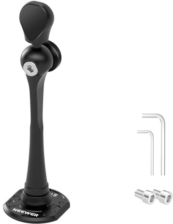 NEEWER Fernglas Stativadapter mit 1/4 Gewinde, Stativ/Einbeinstativhalterung aus Aluminiumlegierung für Ferngläser der Modelle 7x35, 8x42, 10-30x52, 12x25, 12x42, 15x25, 15x52, 20x25,30x60, ST-T05