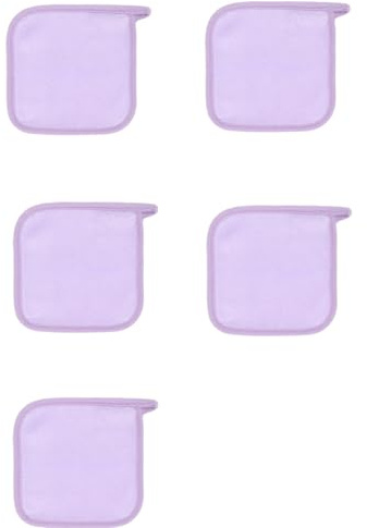 5 x Make-up-Entferner-Tücher, weiche Polyesterfaser-Pads für empfindliche Haut und wasserdichtes Mascara-Tuch, empfindliche Haut