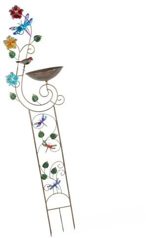 PANGBOER Metallicgarden Bend Plante permanente antirouille pour plantes grimpantes et buissons ascendants Support en fer résistant à l'oxydation