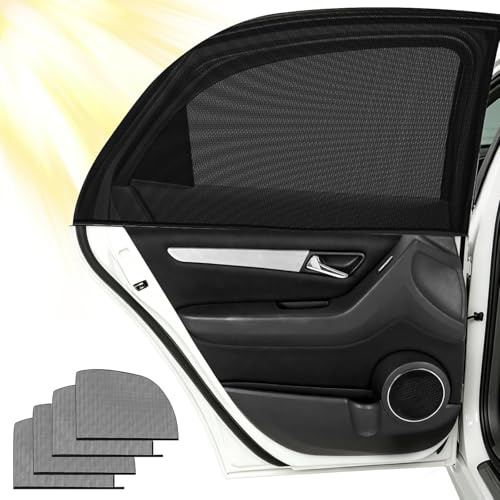 VAPORVERSE 4 Piezas Parasol de Coche para Mazda 3 2021-2025, Parasol Ventana Coche Doble Tejido para Máxima Protección contra Rayos UVA