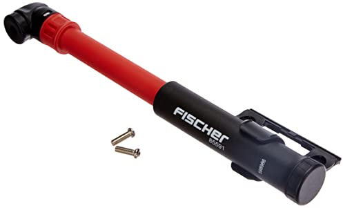 FISCHER Minipumpe mit Twist Lock Funktion inkl. Rahmenhalter, passend für alle gängigen Ventile