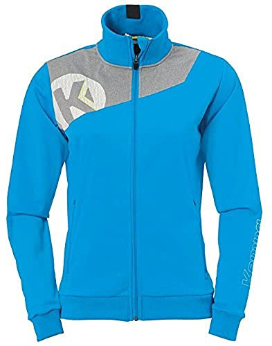Kempa Damen Core 2.0 Poly Jacke, blau(blau/dark grau melan), XS
