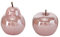 B.o.l.t.z.e Apfel + Birne Perly Porzellan Ø 10 cm, Farben:rosa