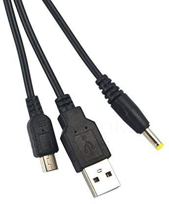2IN1 USB Power Charger Data Transfer Cable for Sony PlayStation PSP 1000 2000 3000