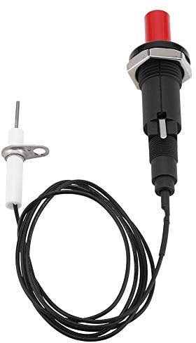 Piezo Zünder Funkenzündsatz, 1 Out 2 Piezo-Zündsatz BBQ-Grill-Druckknopfzünder für Grill, Camping, Kamin, Gas, Herd, Ofen, Heizung
