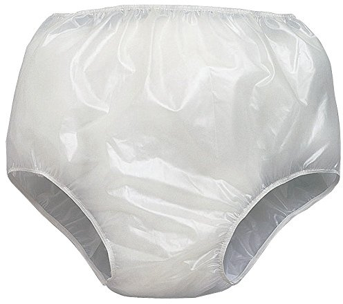 CarebyMail Healthcare Soft Vinyl Waterproof Unisex Incontinence Pants (Pack of 3) (Large (86 to 106 cm))